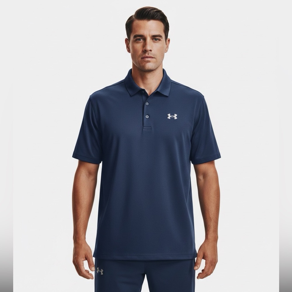 Under Armour Polo Shirt XXL – Navy Blue Performance Wear